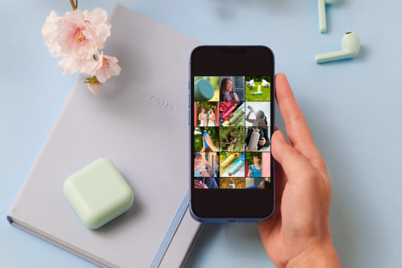 Smartphone Ansicht Instagram Feed trendyandnew